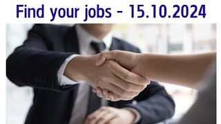 Jobs in Madurai 15102024 [upl. by Alenas]