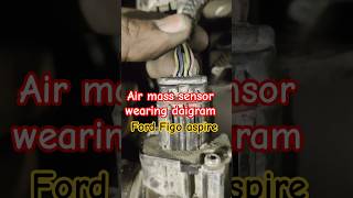 Ford Figo p0101 Air mass sensor Air Flow sensor wearing diagram ford airflow shorts cars [upl. by Ardnua]