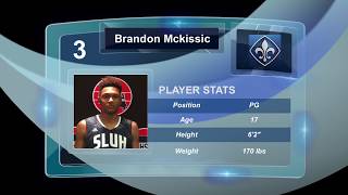 BRANDON MCKISSIC 2017  AAU HIGHLIGHT MIX [upl. by Feil]