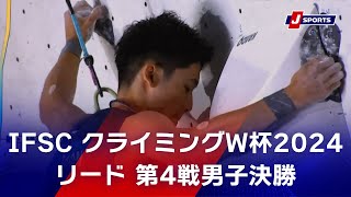 【ハイライト】IFSC クライミングワールドカップ 2024 リード 第4戦 男子決勝 ブリアンソンフランス climbing [upl. by Koeninger605]