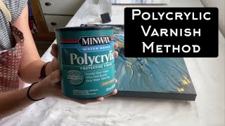 Varnish with polycrylic semigloss tutorial No brush marks and no streaking✨🤘 [upl. by Eimmit]