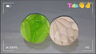 easy honey comb ball craft with paper 🥎🏐Smruticraft143cuteballcraft [upl. by Nage]