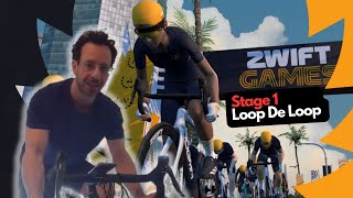 Zwift Games  Loop De Loop  Huge Sprint  Tips amp Tactics  Cat B [upl. by Inigo142]