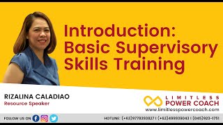 Supervisory Know The Basics 06042020 [upl. by Iur]