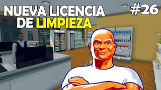 NUEVA LICENCIA DE LIMPIEZA TOP  Supermarket Simulator  Nenitoo 26 [upl. by Milla]