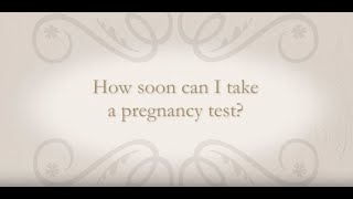 How soon can I take a pregnancy test [upl. by Nnylanna715]