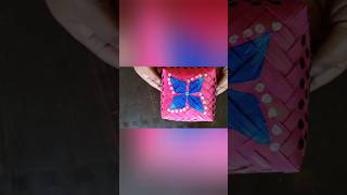 Bamboo basket design 😊☺😍🥰viralvideo painting shortvidio shortsbamboo artandcraft [upl. by Noivert]