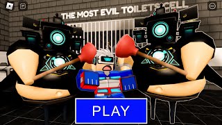 CAMERAMAN X SKIBIDI TOILETS BARRY in BARRYS PRISON RUN OBBY  GAMEPLAY ROBLOX [upl. by Eenel]