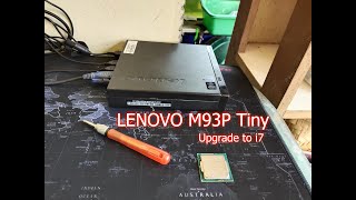 Lenovo M93P Tiny CPU Upgrade to i7 [upl. by Hortensia]