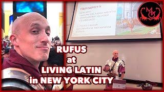 Roman Legionary gives speech on Roman Triumph at Living Latin in New York City ⚔️ · Legionarius · [upl. by Rratsal]