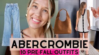 ABERCROMBIE FALL OUTFITS INCLUDING quotWEARABLEquot FALL TRENDS 10 OUTFITS  ABERCROMBIE TRY ON HAUL [upl. by Alvy]