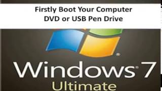 Windows 7 Ultimate Installation Process Step by Step [upl. by Corella]