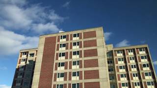 View from Framingham State University dorm building North Hall [upl. by Enilav]