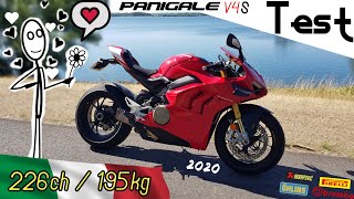 quotTestquot 226ch pour 195kg et pourtant elle est facile 🥰 quotDUCATI PANIGALE V4s de 2020quot [upl. by Anuahs]