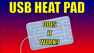 A USB Heat Pad  Tested and Evaluated [upl. by Trainer997]