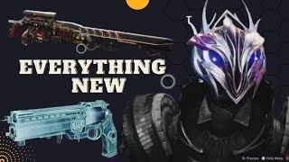 Destiny 2 The Final Shape New Weapons Armor Ornaments Eververse and Battlepass Echos [upl. by Vorfeld]