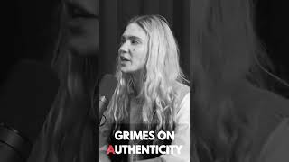 Grimes on authenticity [upl. by Huoh608]