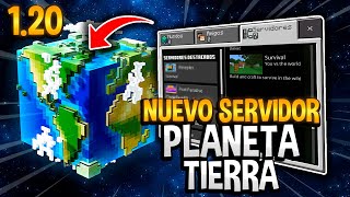 ✅ NUEVO SERVIDOR SURVIVAL de Minecraft del PLANETA TIERRA a ESCALA REAL 120 [upl. by Utley]