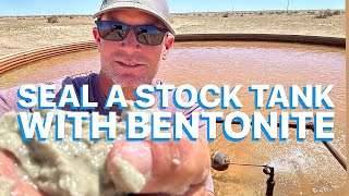 💧How to Seal a Leaky Stock Tank  Quick and Easy [upl. by Sparke]