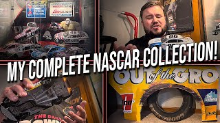 COMPLETE SHOWCASE of Our Personal NASCAR Memorabilia Collection  NASCAR Room Tour [upl. by Steward]