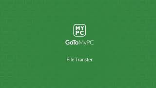 GoToMyPC  File Transfer [upl. by Burtie]