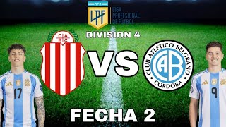 BARRACAS CENTRAL VS BELGRANO  FECHA 2  DIVISION 4 [upl. by Annawahs]