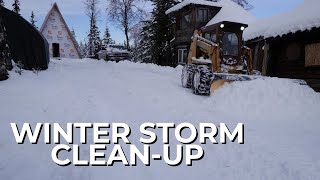 Snow Removal ASMR  Complete Snow Clearing in Alaska [upl. by Gnahc]