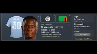 Can Patson Daka beat Erling Haaland  Football Manager 2024 [upl. by Monney63]