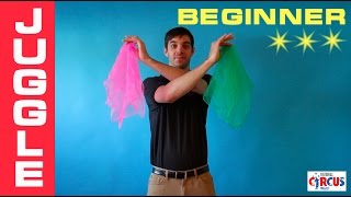 Scarf Juggling Basics Beginner [upl. by Marou]