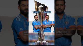 Virat Kohli vs Rohit Sharma trending cricket shortvideo youtubeshorts viralvideo shorts shots [upl. by Tamera]