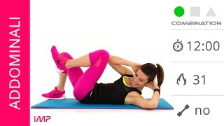 Addome e Core Stability Allenamento 12 Minuti Da Combinare Ad Altri Workout [upl. by Arabrab]