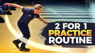 How to Practice Like the Pros 2 For 1 Bowling Tip for Bowlers [upl. by Atiner]