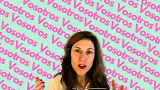 VOSOTROS VOSOTROS VOSOTROS 7 FAST SPANISH VIDEO spanish language thingstodo [upl. by Severen]