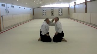 Aikido Koryu Dai San Kata  2 Gyaku Gamae Ate [upl. by Ange]