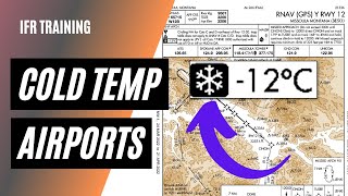 When an Airport is a Snowflake  Cold Temperature Airports  Altimeter Errors [upl. by Egreog244]