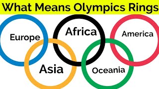 Olympics Rings Colours Meaning  Olympic Flag Colors  Cartoon Sports [upl. by Bradstreet]