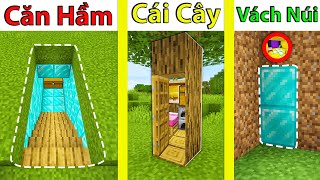 SLENDERMAN HƯỚNG DẪN TẠO RA 3 CĂN NHÀ BÍ MẬT HUYỀN THOẠI XÂY TRONG 1 PHÚT ÔN LẠI KỈ NIỆM MINECRAFT [upl. by Devlin]