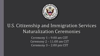 Naturalization Ceremony  41124 [upl. by Clance]