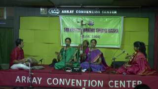 Sri Parthasarathy Swami SabhaR Nithya ampR Vidya Vocal Duet [upl. by Ardnnaed483]