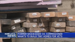 Former Shiawassee Co Commissioner wants to build tiny homes for vets [upl. by Nefen]