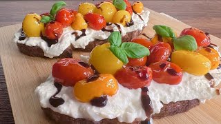 Truffle Creamy Burrata Toast  Simple amp Delicious [upl. by Xenos460]