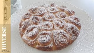 بريوش الرولي بمذاق رائع مع جميع النصائح لإنجاحه Brioche Flower [upl. by Falk]