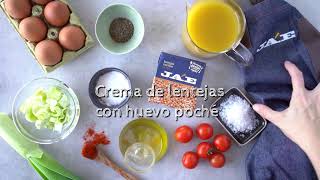 🥚 Crema de lentejas con huevo poché  Legumbres Jae [upl. by Annabelle]