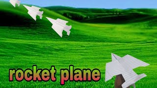 how to make best notebook Rocket plane ll new notebook paper rocket plane [upl. by Anuat826]