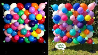 Organic Balloon Wall Decoration [upl. by Yerg]