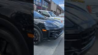 Porsche Cayenne Coupe in for Full Front PPF Window Tint and Ceramic Coating porsche ppf [upl. by Zetnahs]