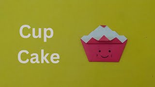 How to make paper Cup Cake  Cake Origami [upl. by Navi]