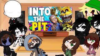 Creepypasta Characters Reacts To İnto The Pit  Fnaf Fazbear Frights  Sea Gacha [upl. by Fai]