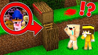 Encontramos el ESCONDITE SECRETO del ARBOL de los MONSTRUOS en Minecraft 🤫🌳  2 Noobs vs MONSTRUOS [upl. by Pedroza]