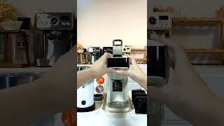 Making Coffee Using HiBREW Milk Frother and H1B Coffee Machine [upl. by Jandel]